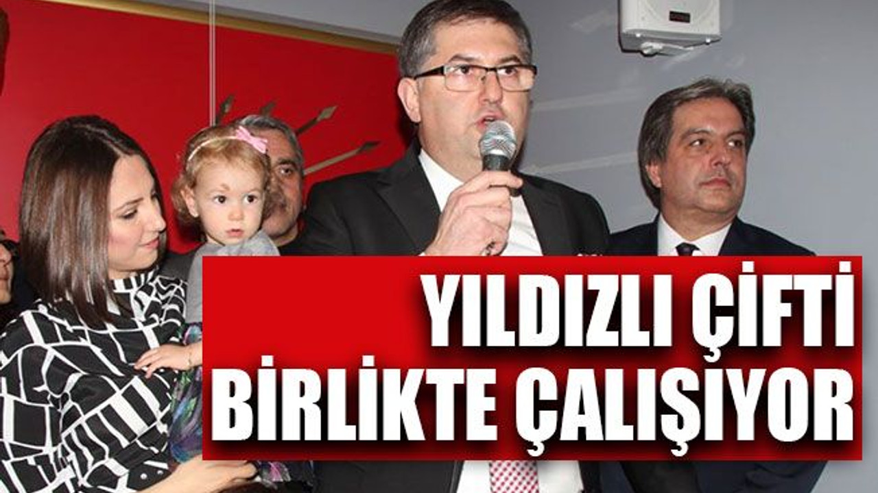 Yıldızlı çifti birlikte çalışıyor