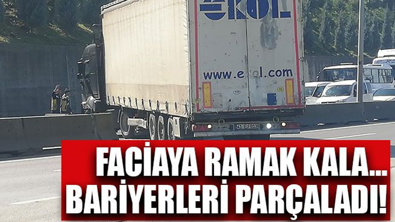 Faciaya ramak kala… Bariyerleri parçaladı!