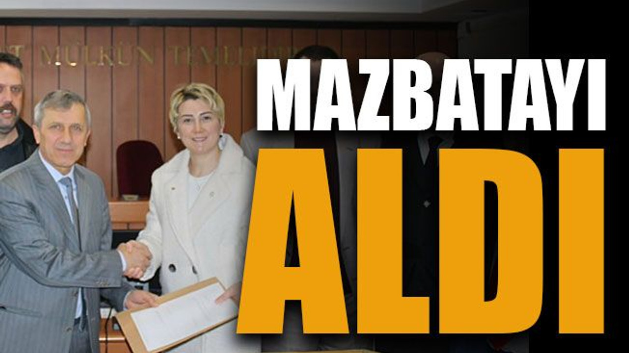 Filiz mazbatayı aldı