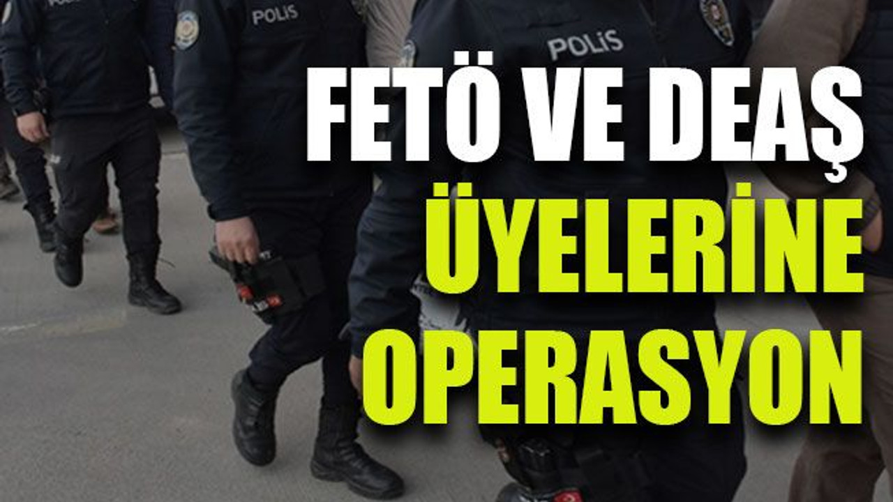 FETÖ ve DEAŞ üyelerine Kocaeli’de operasyon