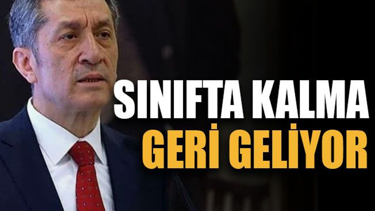 Sınıfta kalma geri geliyor