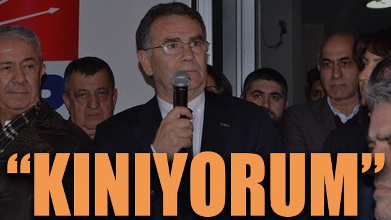 “Kınıyorum”