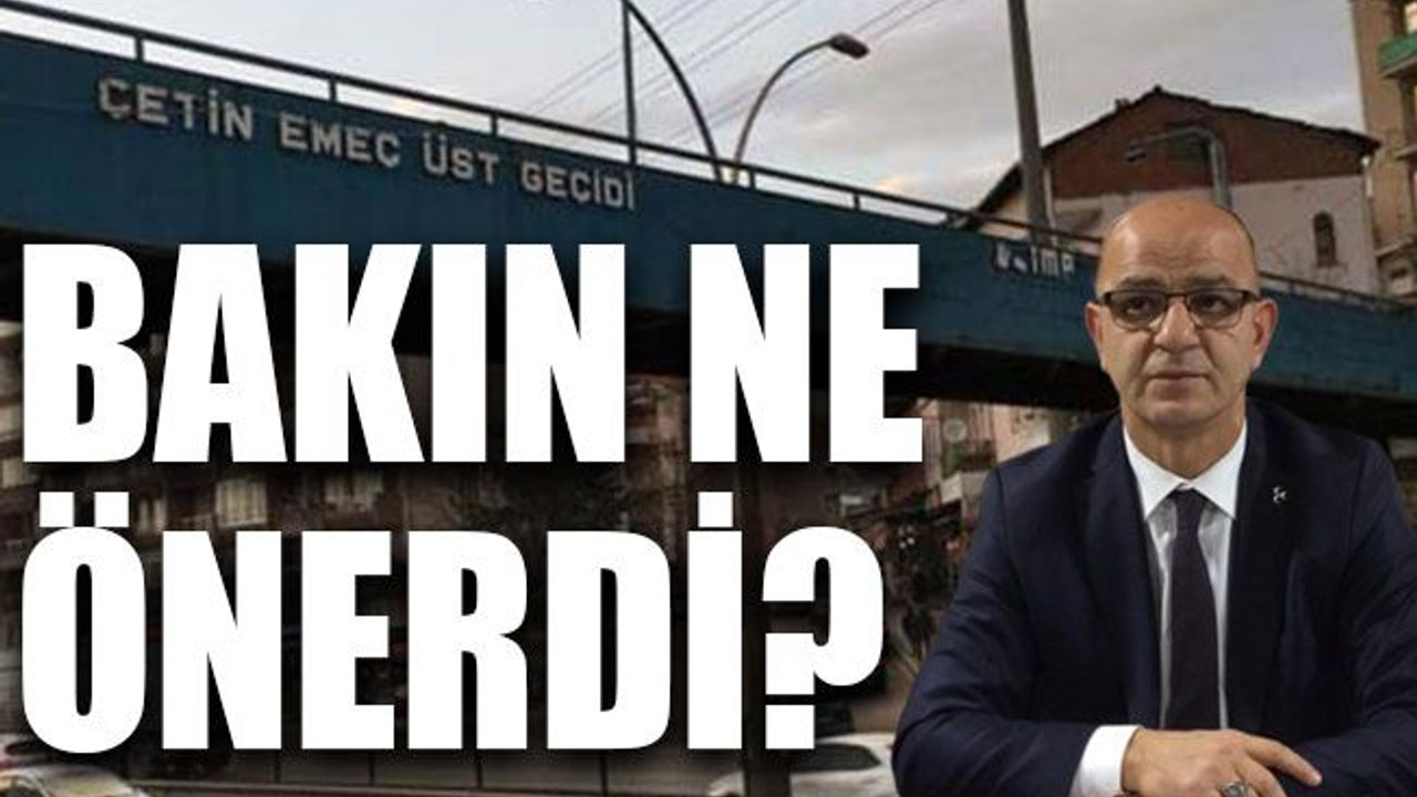 Bakın ne önerdi?
