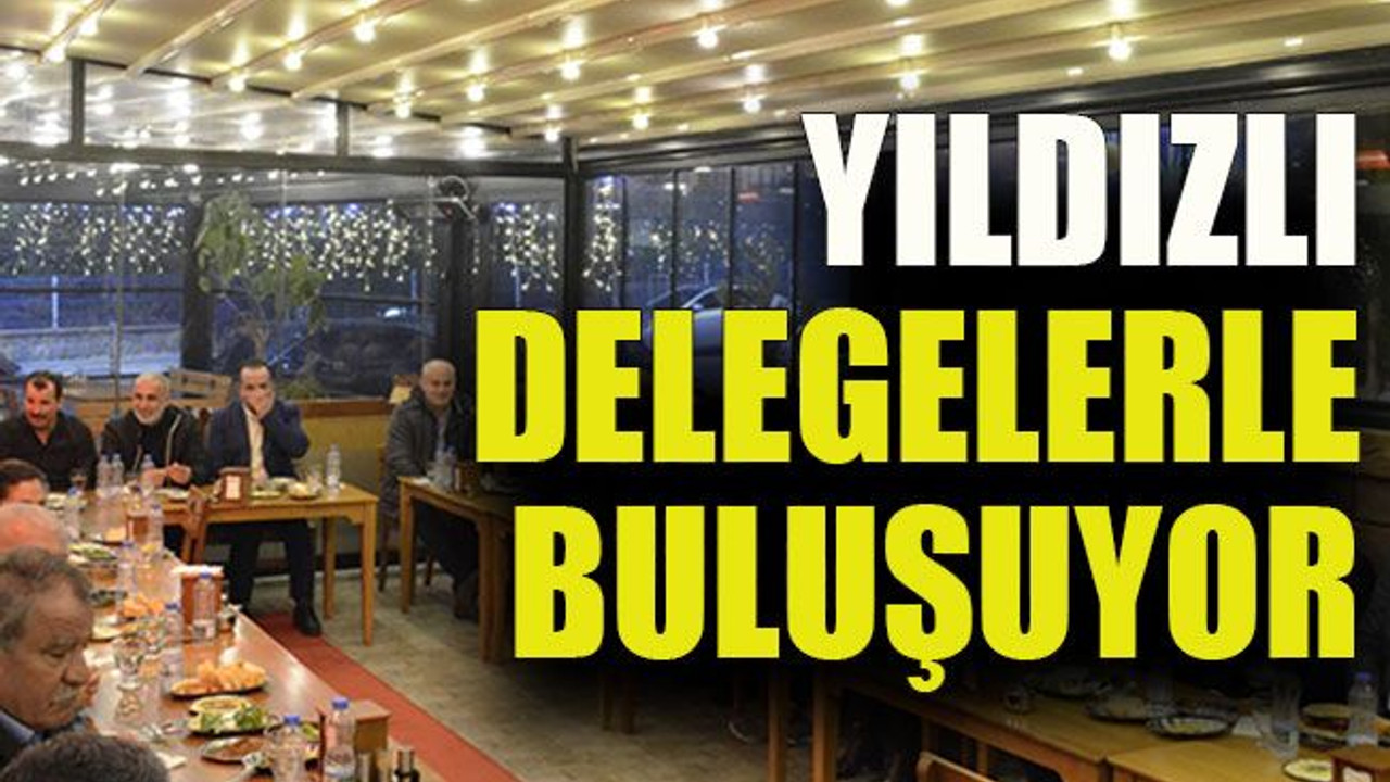Yıldızlı delegelerle buluşuyor