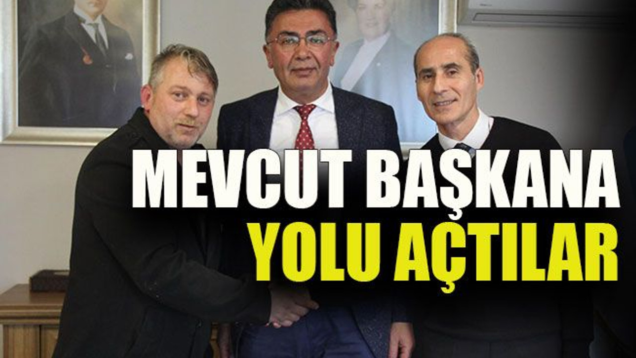 Mevcut başkana yolu açtılar