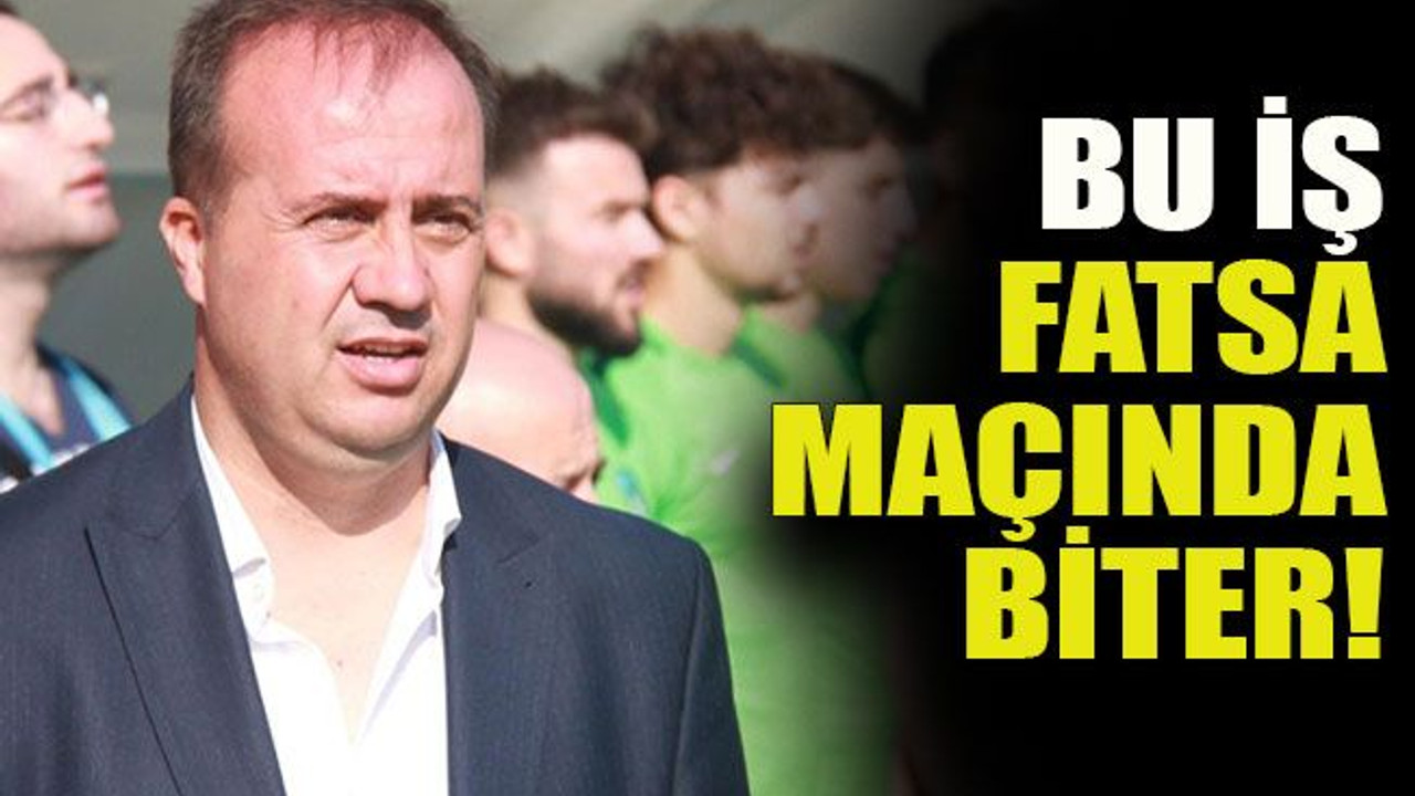 Bu iş Fatsa maçında biter!