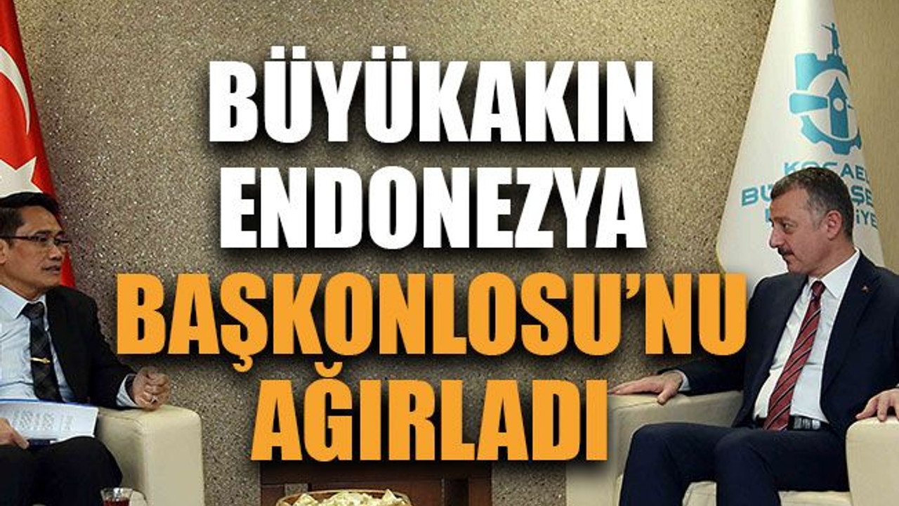Büyükakın, Endonezya Başkonlosu’nu ağırladı