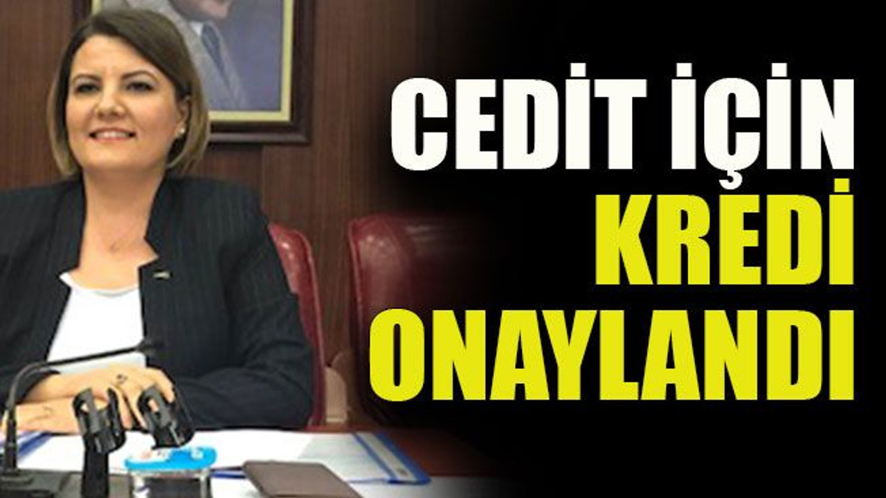 Cedit için kredi onaylandı