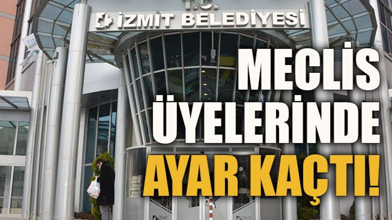 Meclis üyelerinde ayar kaçtı!