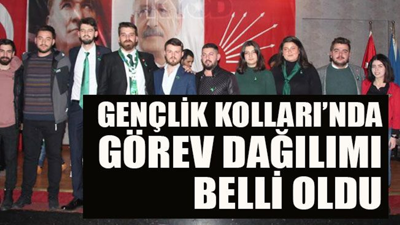 Gençlik Kolları’nda görev dağılımı belli oldu