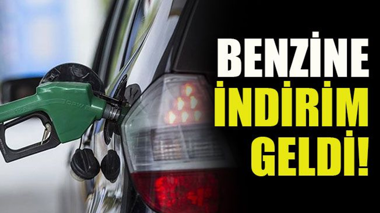 Benzine büyük indirim