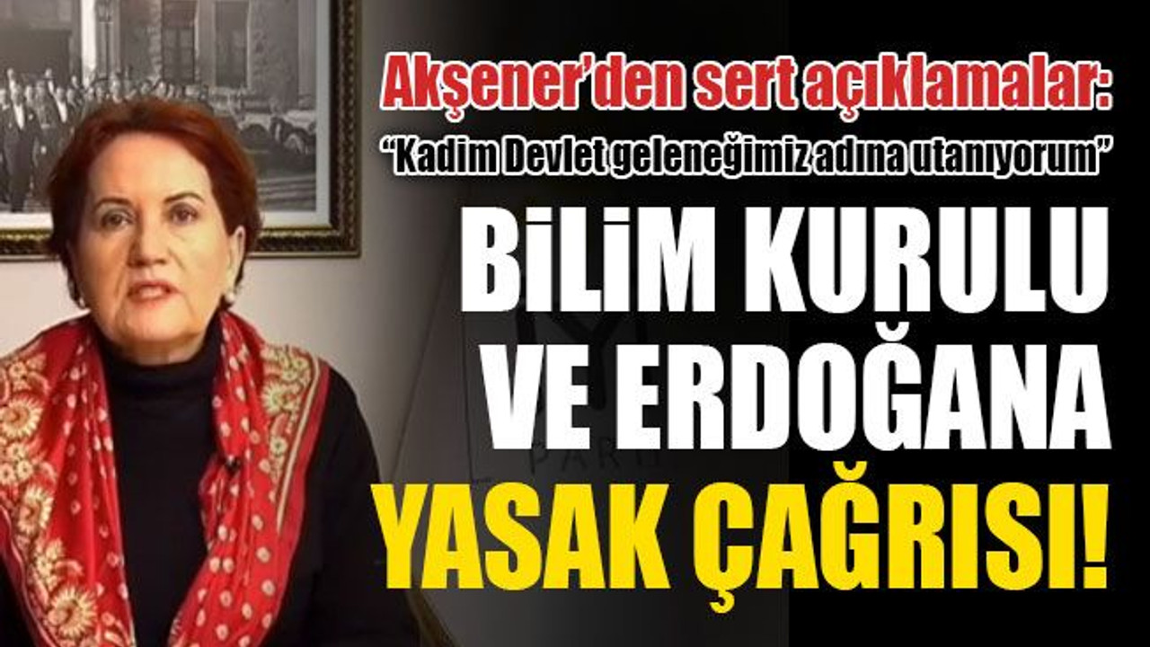 Meral Akşener’den Erdoğan’a çağrı: 15 günlük zorunlu karantina ilan edin