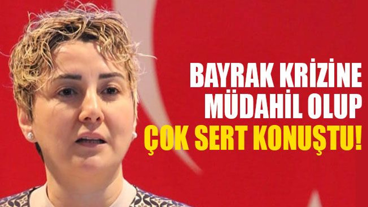 Bayrak krizine, Filiz de müdahil oldu!