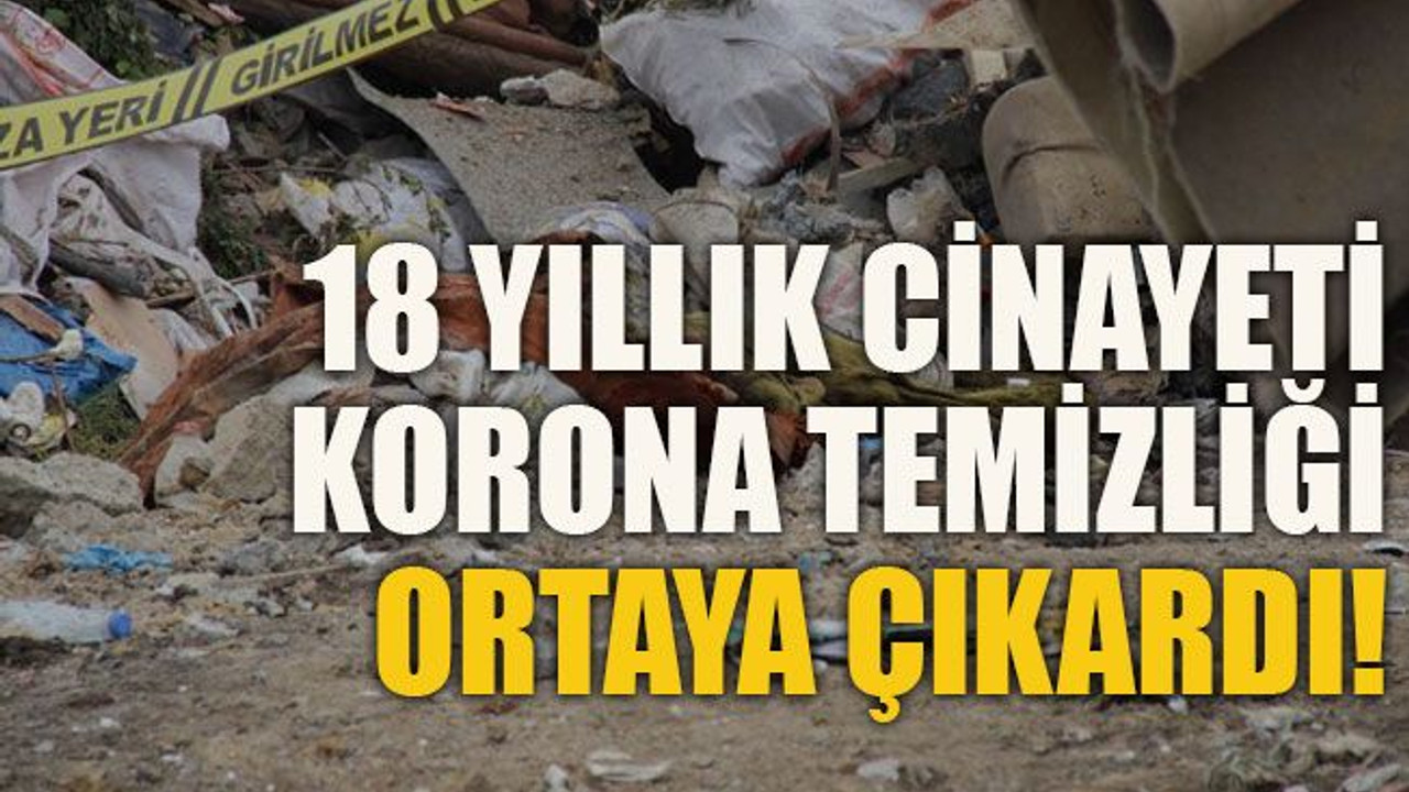 18 yıllık cinayeti korona temizliği ortaya çıkardı!