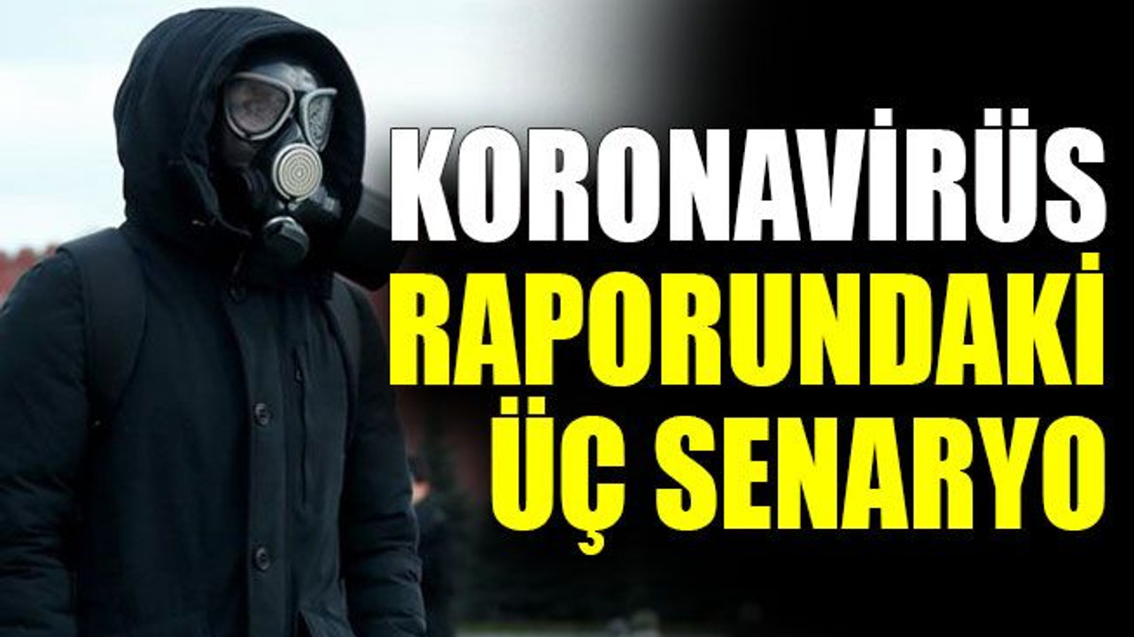 Koronavirüs raporundaki üç senaryo