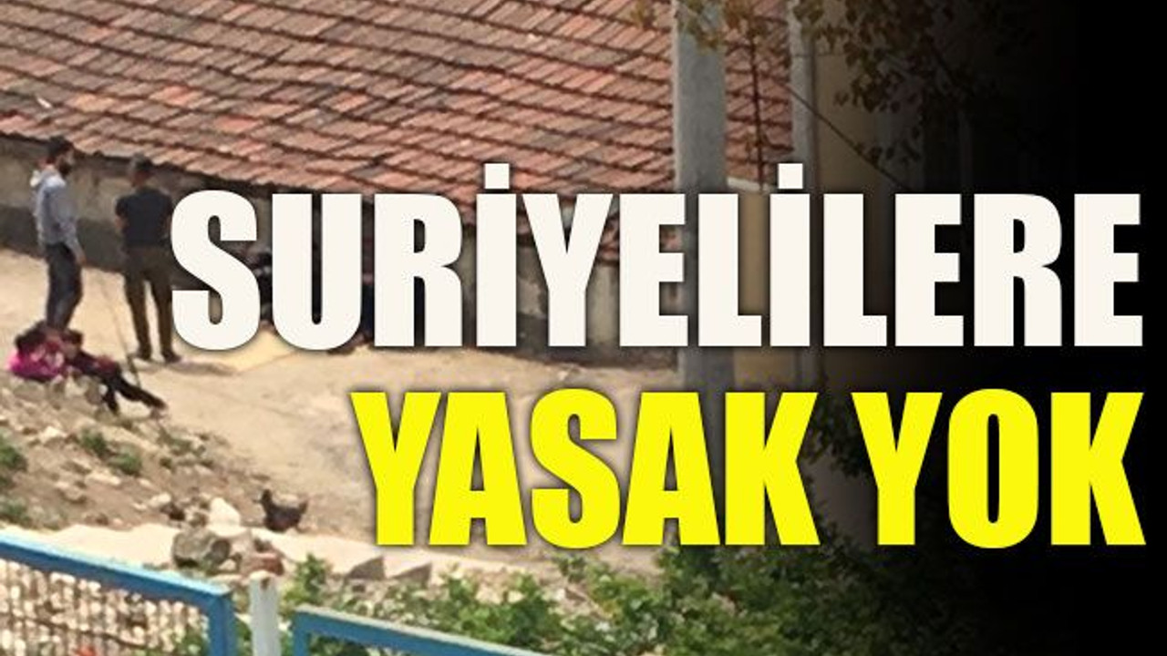 Suriyelilere yasak yok
