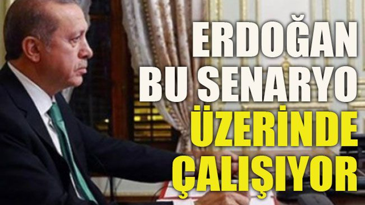 Erdoğan bu senaryo üzerinde çalışıyor