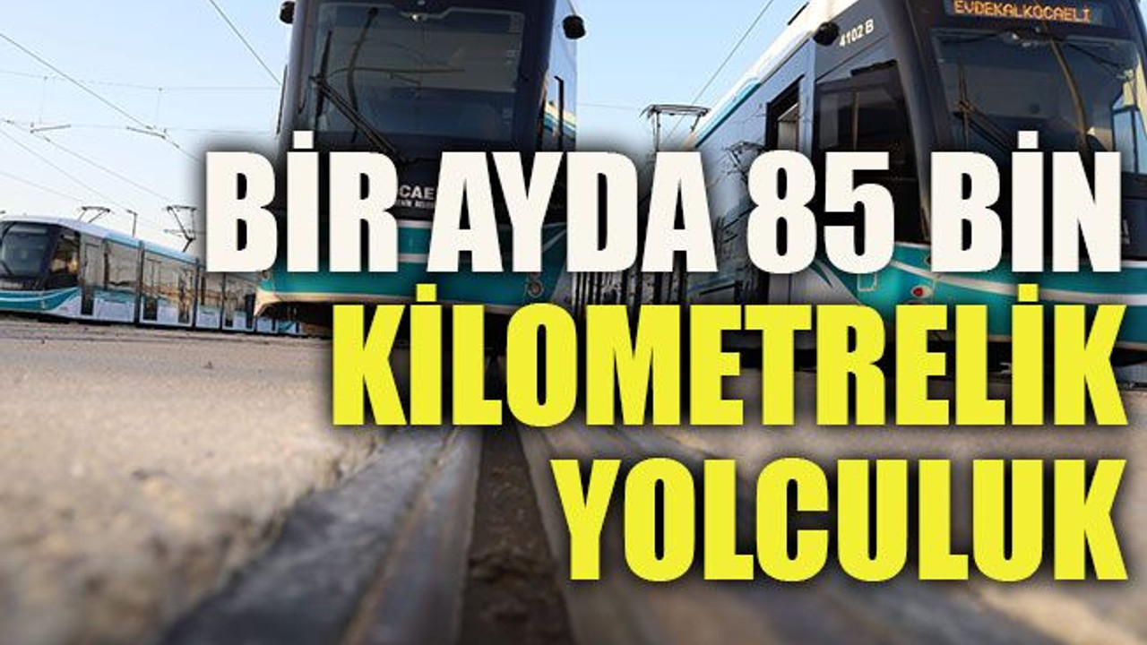 Akçaray ile bir ayda 85 bin kilometrelik yolculuk