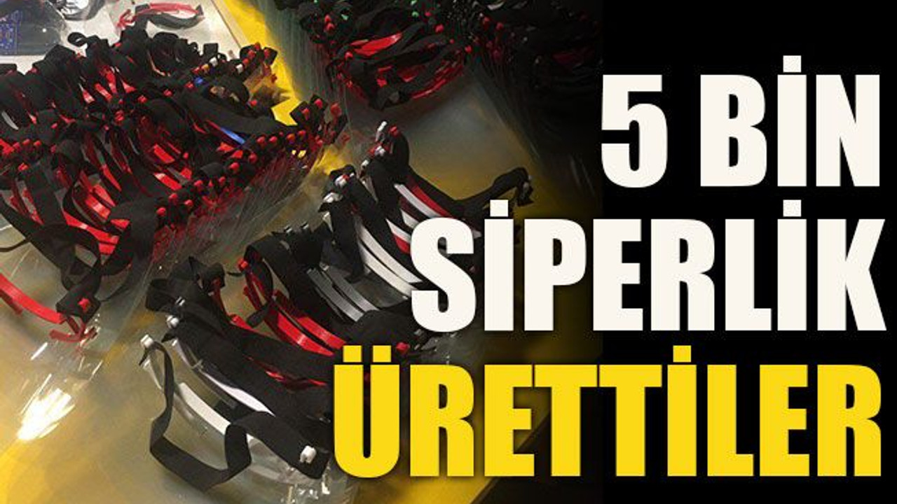 5 bin siperlik ürettiler