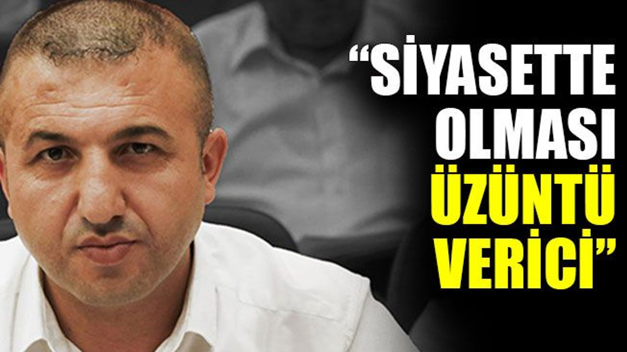 Taşdemir’den cevap gecikmedi “Siyasette olması üzüntü verici”