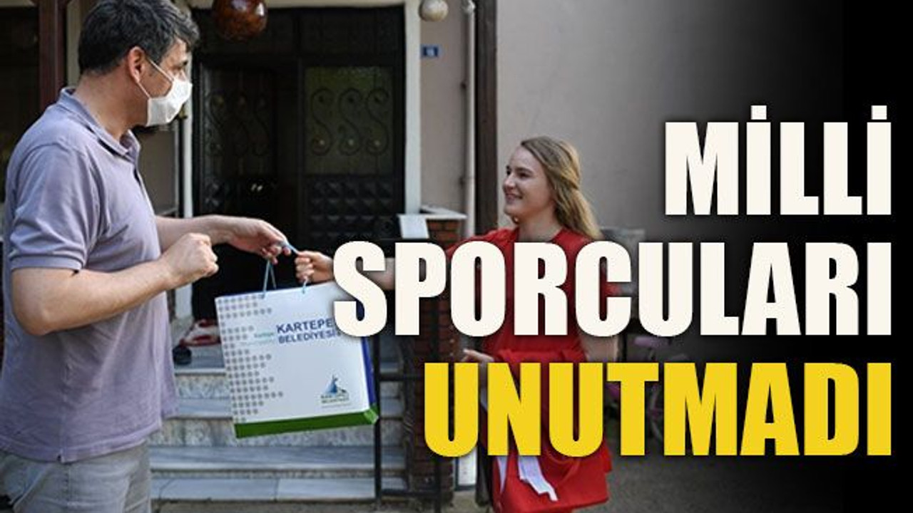 Milli sporcuları unutmadı