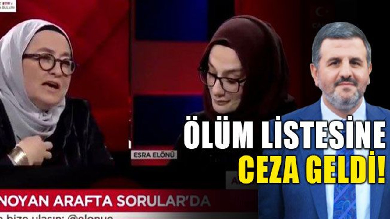 Ölüm listesine ceza geldi!