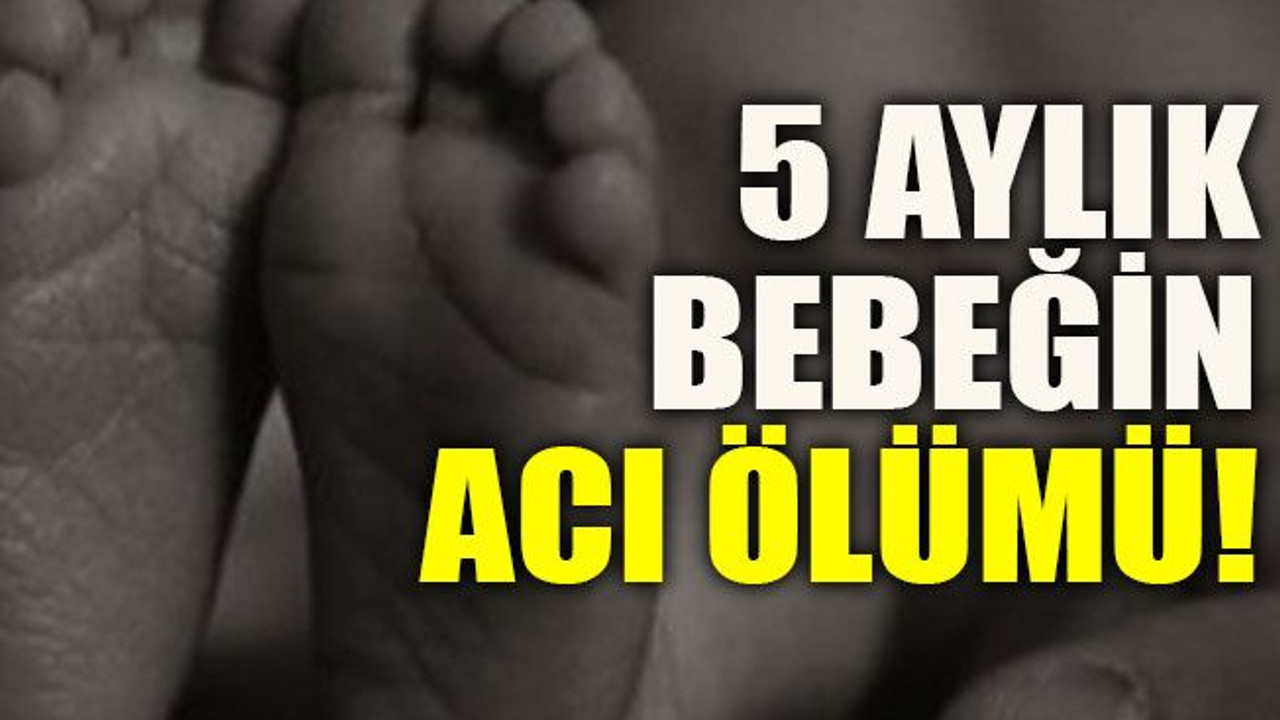 5 aylık bebeğin acı ölümü!