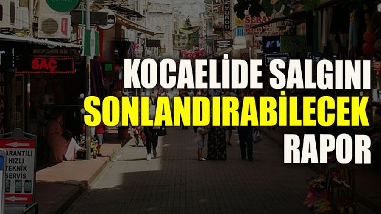 Meteoroloji’den Kocaeli’de salgını bitirecek rapor!