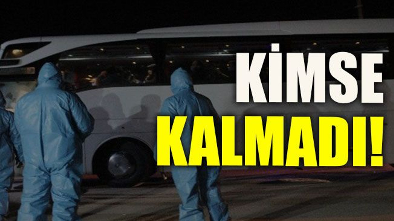 Kimse kalmadı!