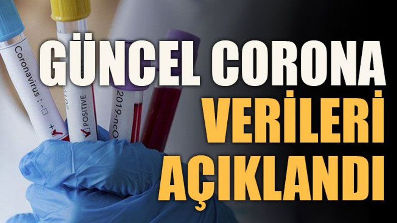 Güncel corona verileri paylaşıldı