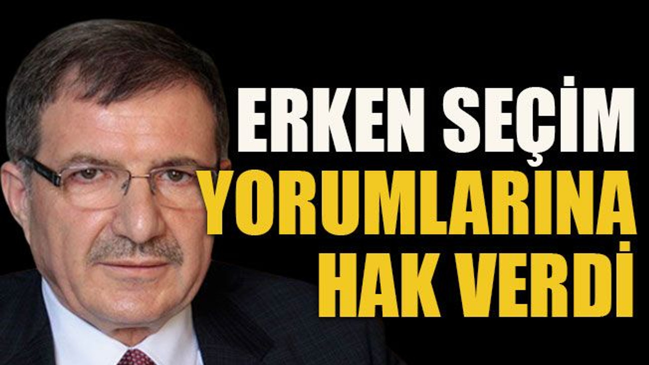Erken seçim yorumlarına hak verdi