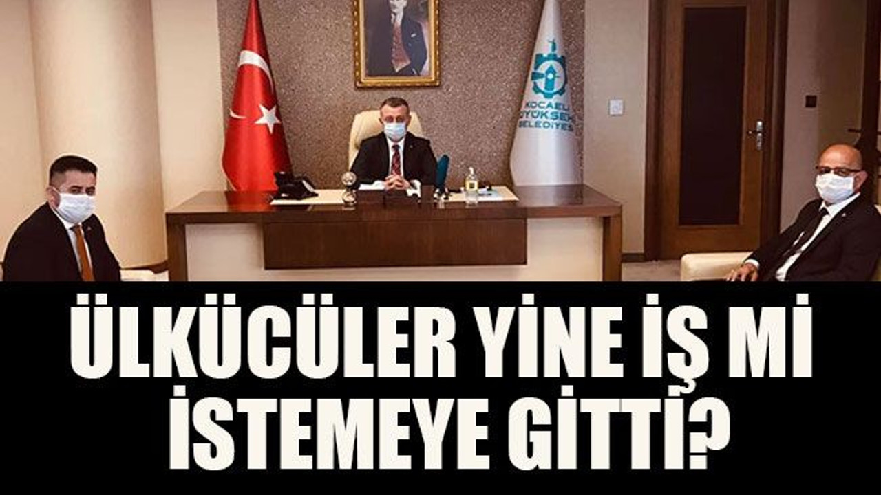 Ülkücüler yine iş mi istemeye gitti?