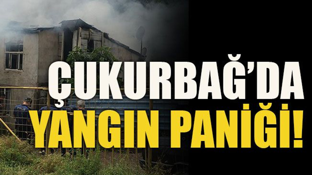 Çukurbağ’da yangın paniği!