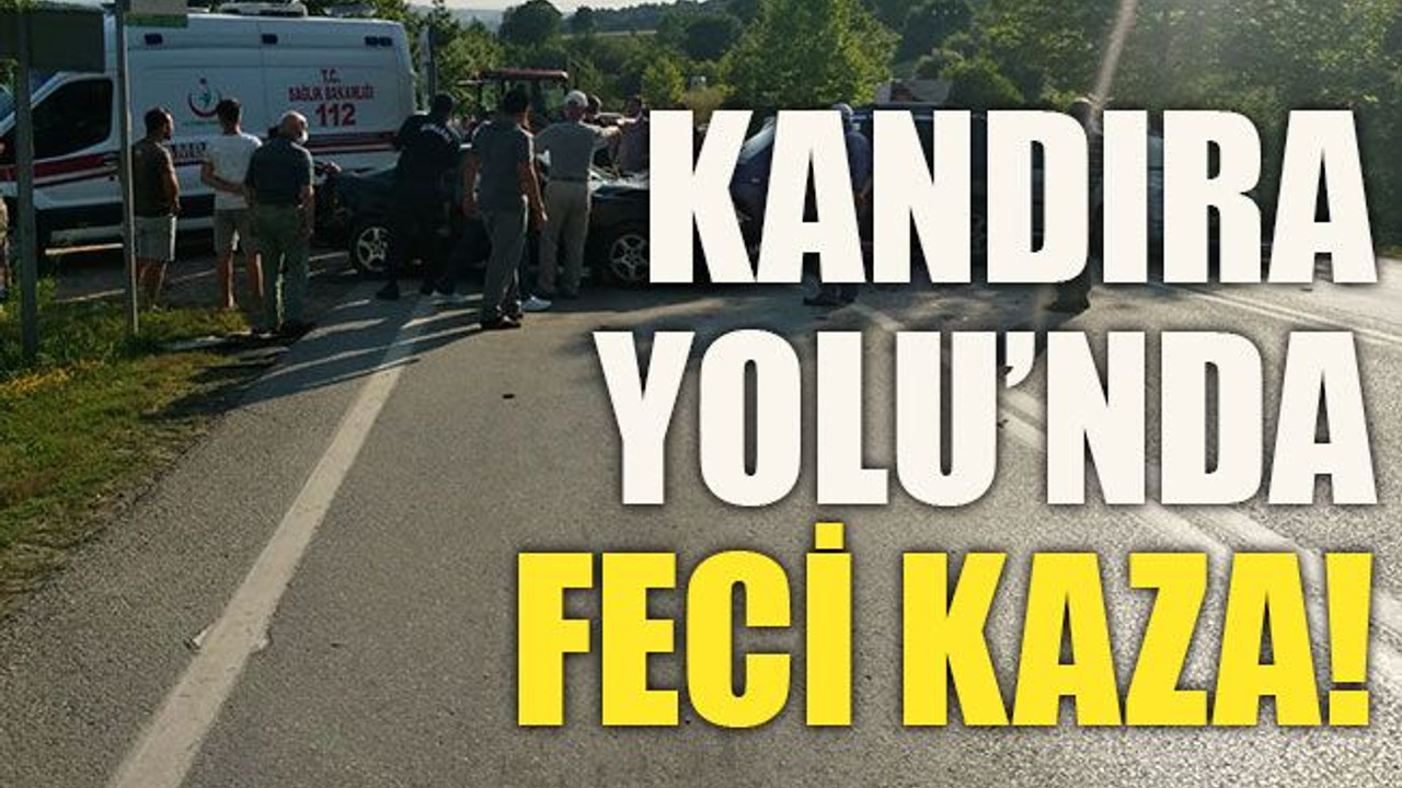 Kandıra Yolu’nda feci kaza!