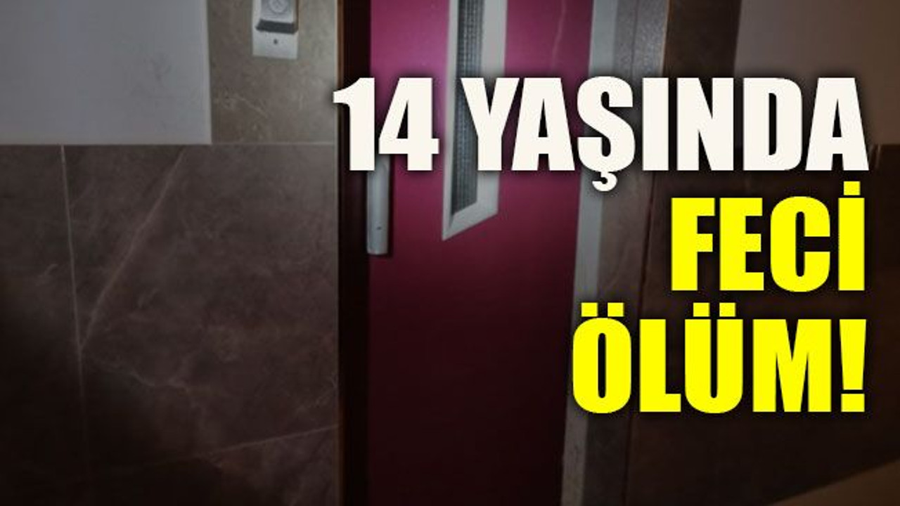 Apartman boşluğuna düşen kız hayatını kaybetti