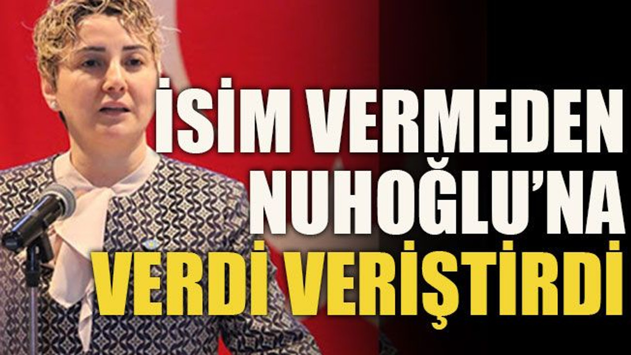İsim vermeden, Nuhoğlu’na verdi veriştirdi