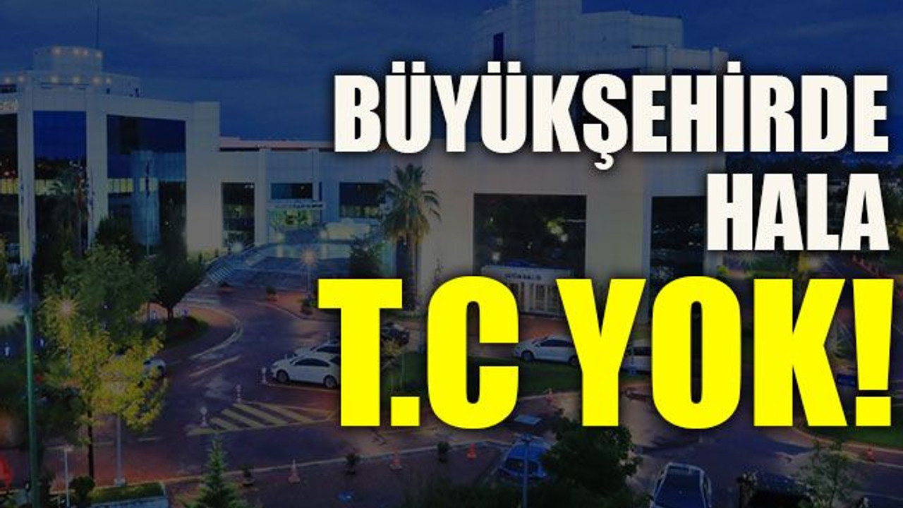 Büyükşehirde hala T.C yok!