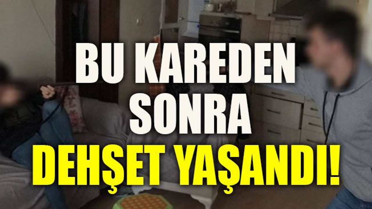 Bu kareden sonra dehşet yaşandı