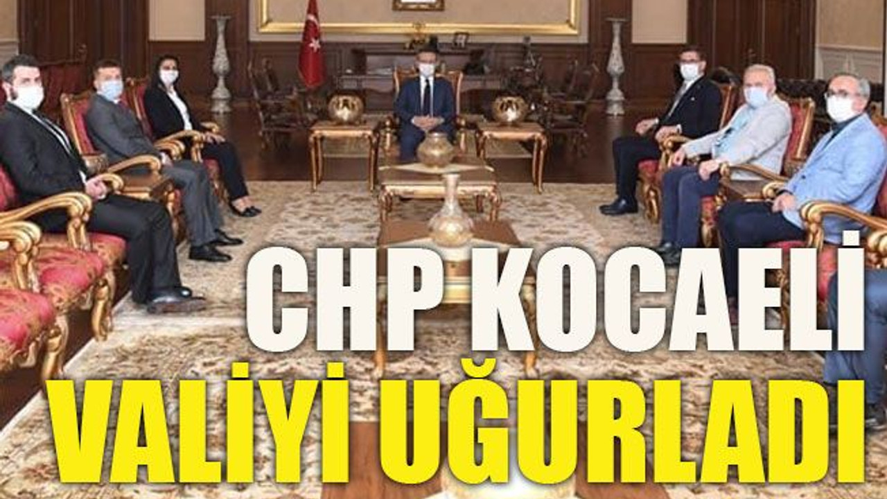 CHP Kocaeli, valiyi uğurladı