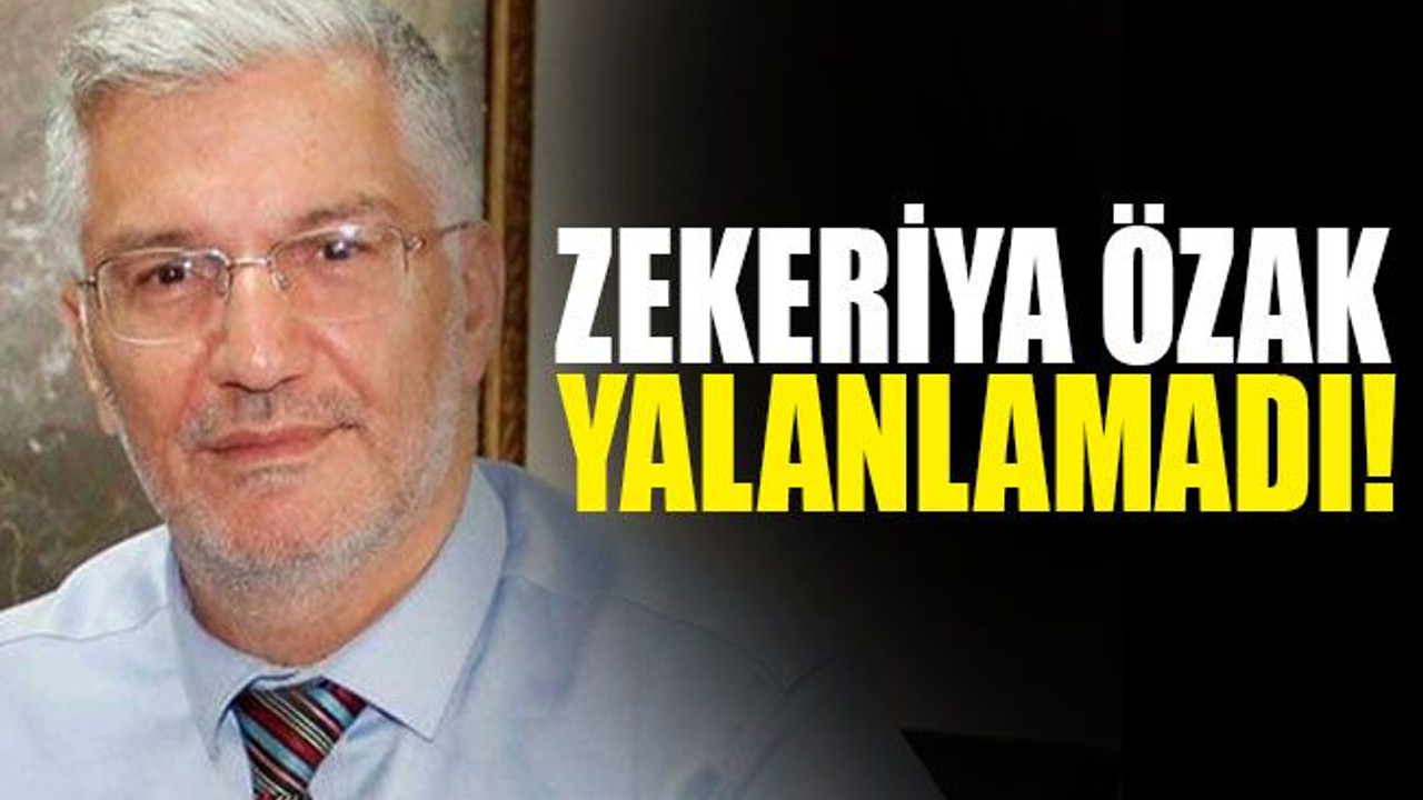 Özak, o iddiayı yalanlamadı!