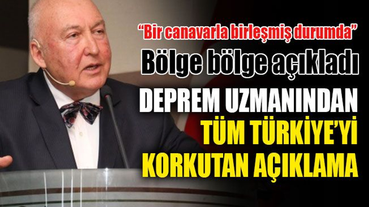 Deprem uzmanından tüm Türkiye’yi korkutan açıklama