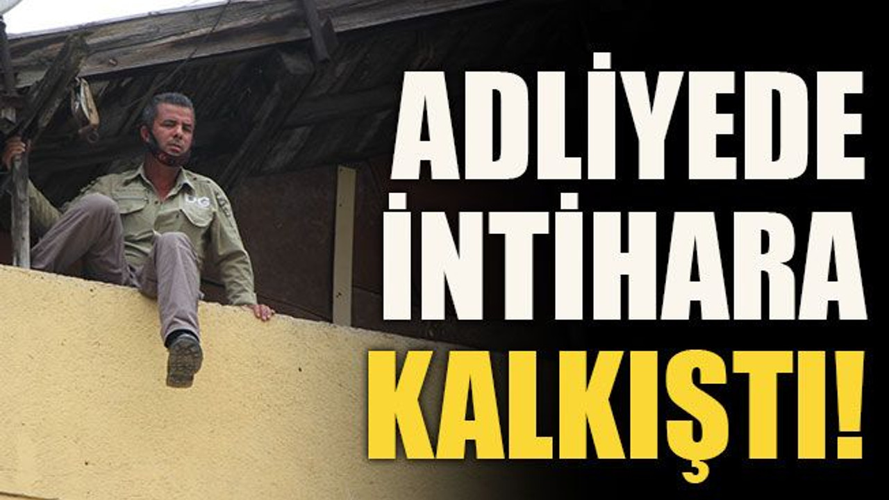 Adliyede intihara kalkıştı!