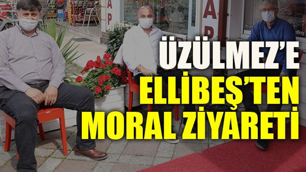 Kocaelispor Başkanı Hüseyin Üzülmez’e, Ellibeş’ten moral ziyareti