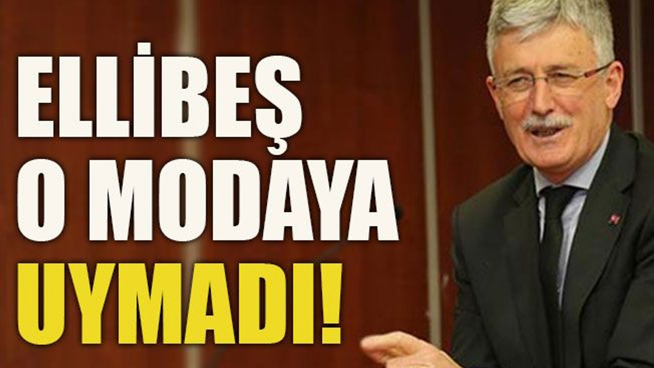 Ellibeş o modaya uymadı!