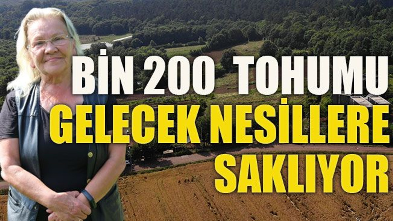 Bin 200 tohumu gelecek nesillere saklıyor