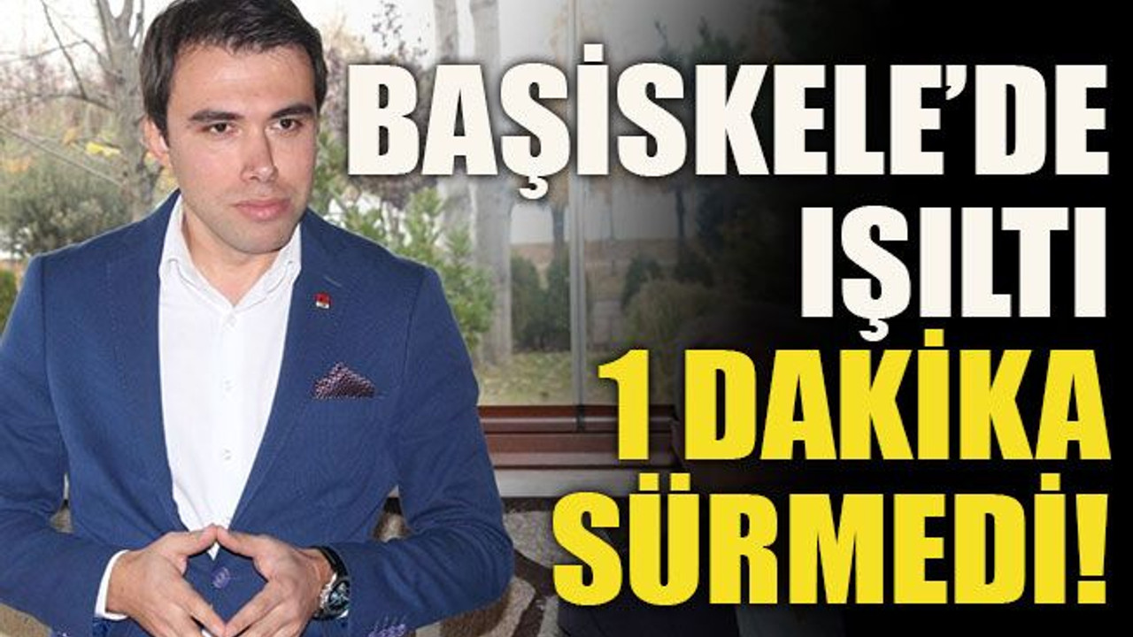 Başiskele’de ışıltı 1 dakika sürmedi!