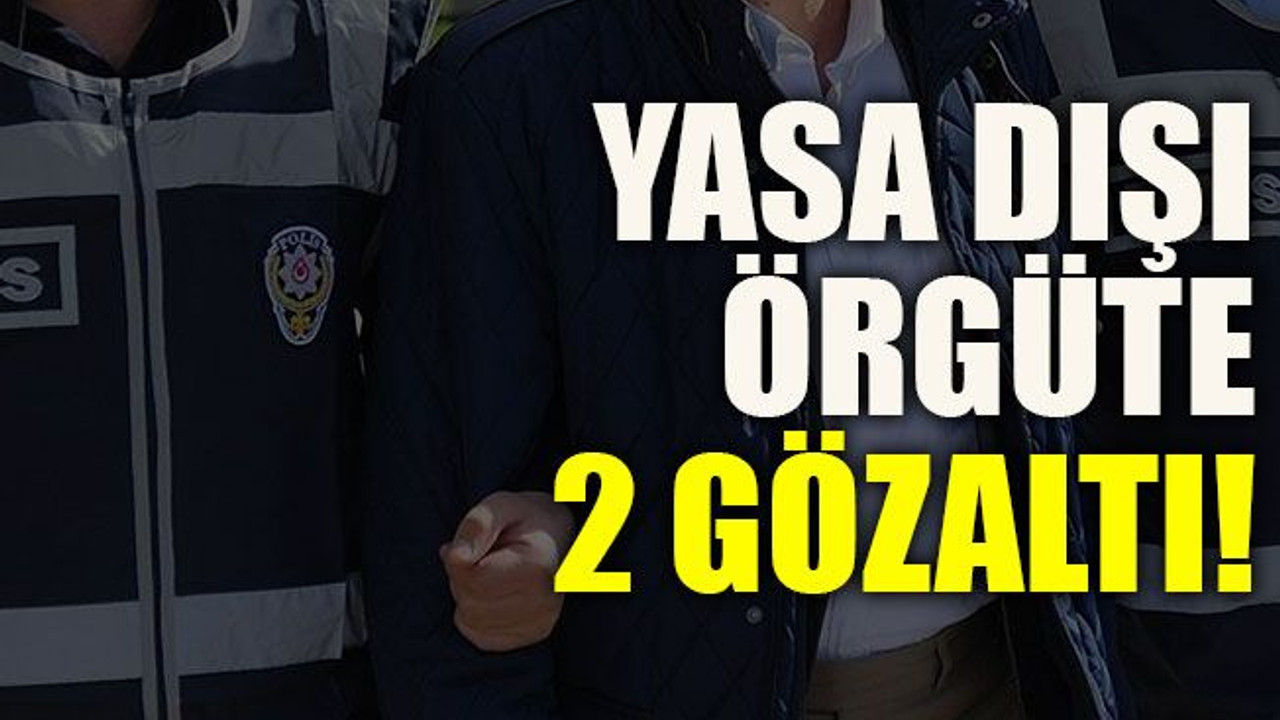 Kocaeli’de yasa dışı örgütüne 2 gözaltı!
