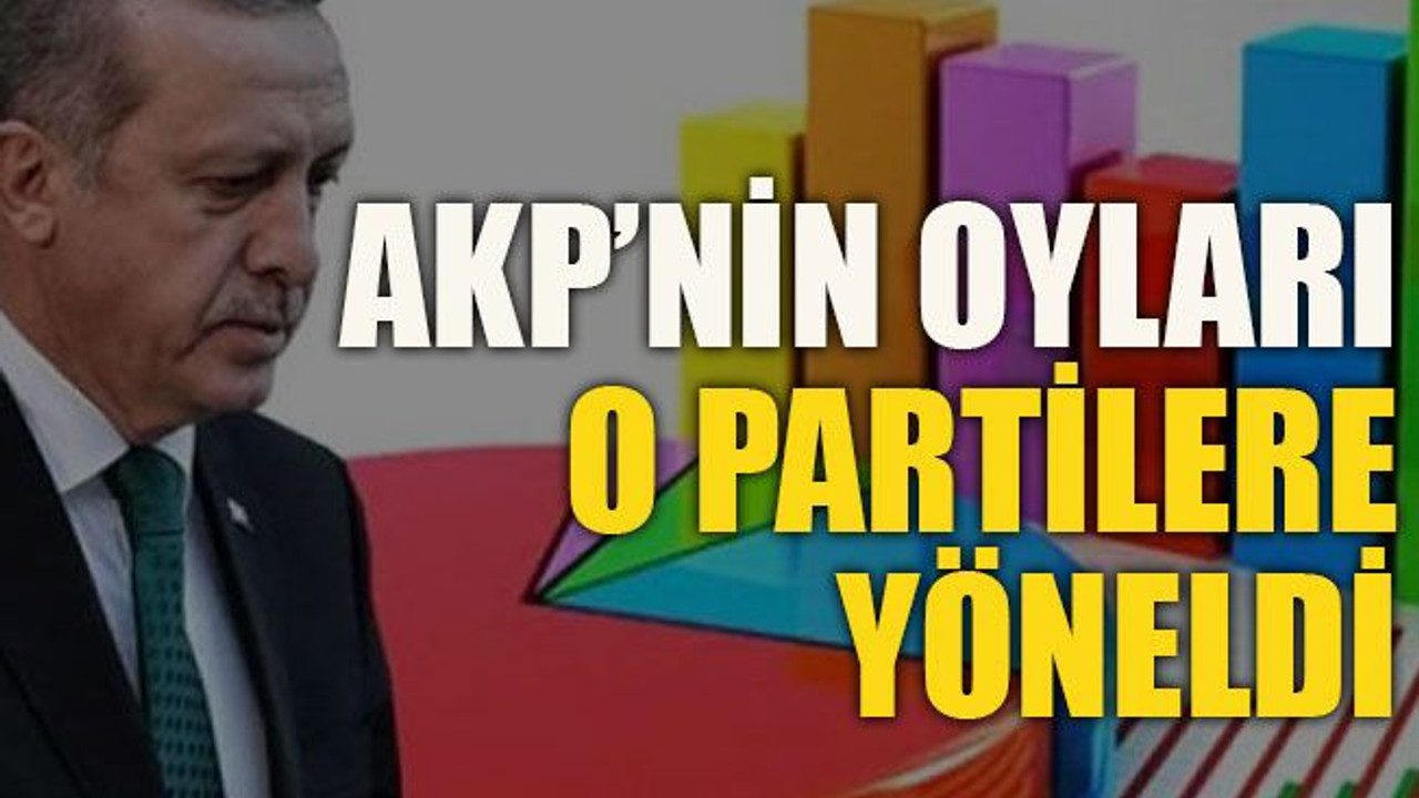 AKP’nin oyları o partilere yöneldi