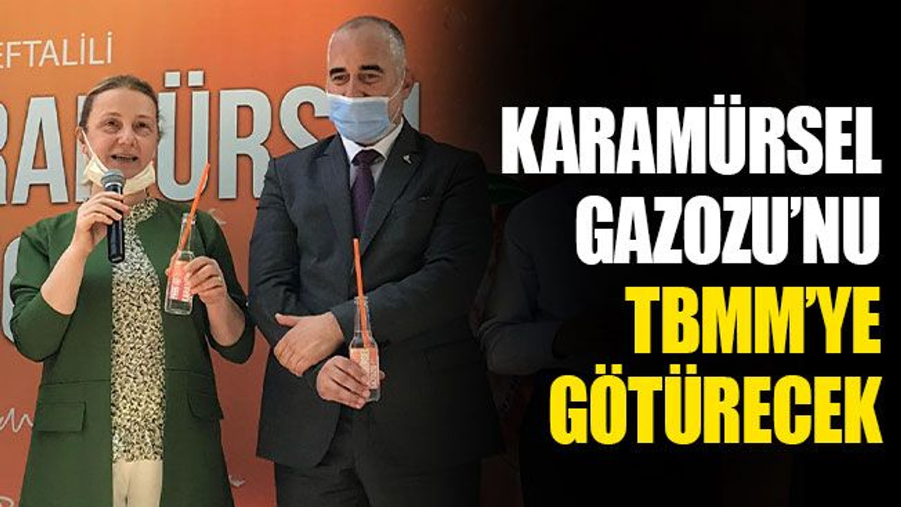 Karamürsel Gazozu’nu TBMM’ye götürecek