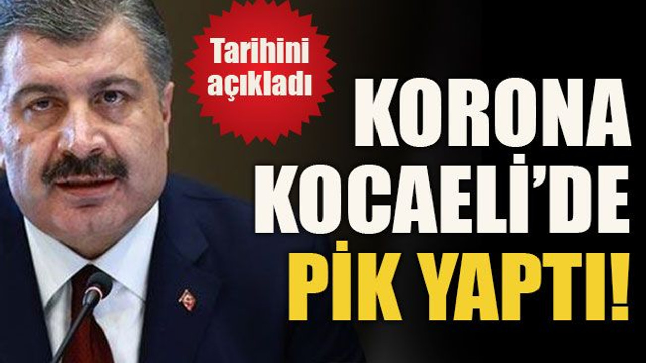 Korona Kocaeli’de pik yaptı!